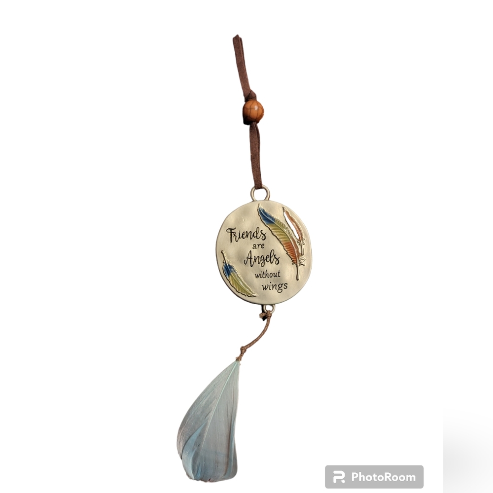 Friends Feathered Ornament Car Charm